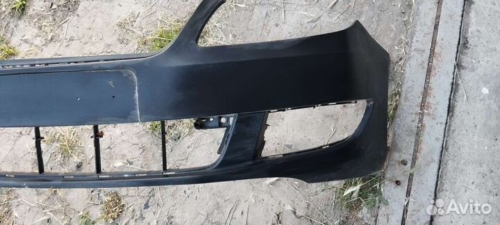 Передний бампер Skoda Fabia 2 Рестайлинг