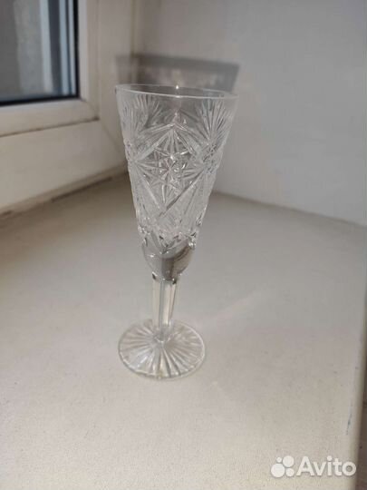Хрустальные рюмки и бокалы СССР