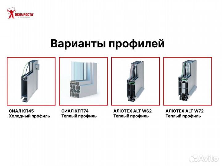 Алюминиевые окна от производителя