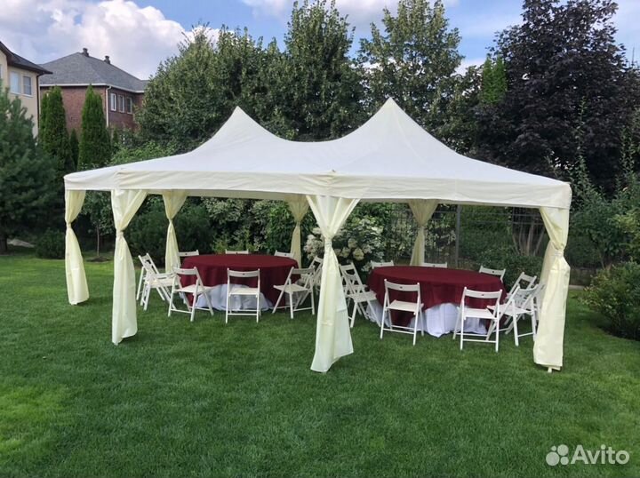 Аренда красивых шатров и мебели