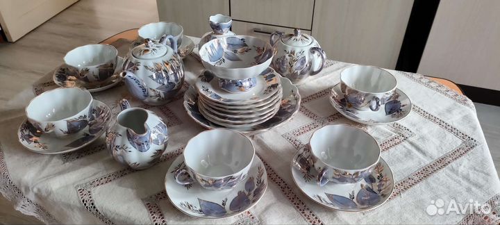 Чайный фарфоровый сервиз Санкт Петербург