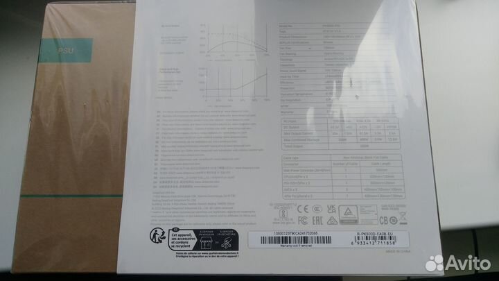 Блок питания deepcool PK500D (80+ Bronze)