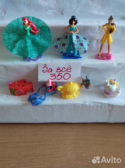 Принцессы диснея из киндера
