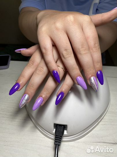 Маникюр с покрытием гель-лак
