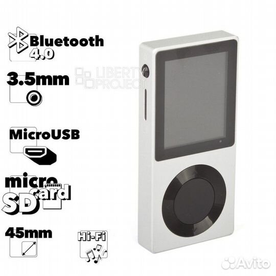 Портативный плеер remax RP2 BT4.0, 3.5мм / microSD