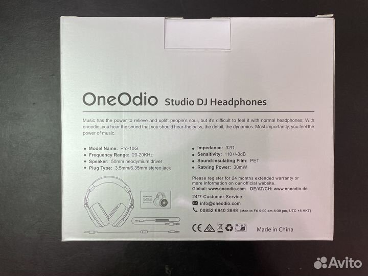 DJ наушники OneOdio Studio Pro-10