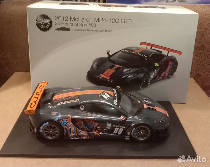 Tsm model McLaren MP4-12GT3 1/18