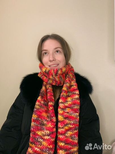 Зимний женский шарф