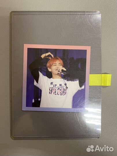 Карточка Тэхен BTS Live on stage Epilogue 2016