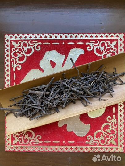 Стебли шу пуэра, черный чай, бодрящий чай