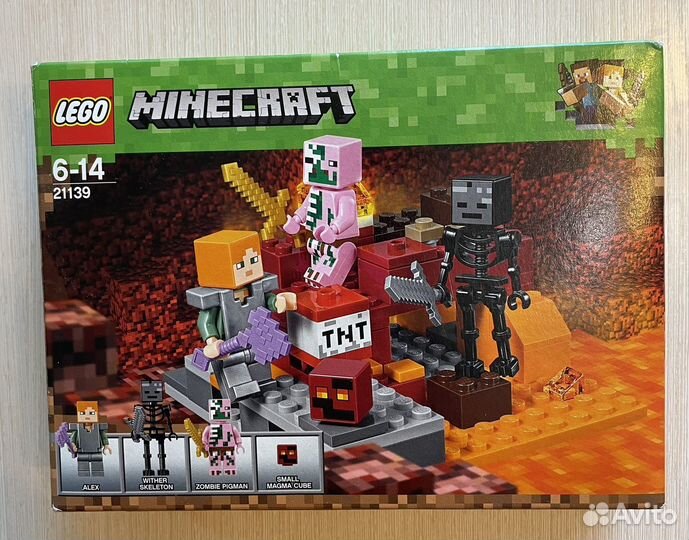 Оригинал Lego Minecraft 21139 Бой в подземелье