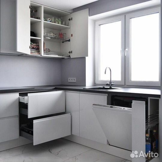 Кухонный гарнитур на заказ. Долговечные материалы