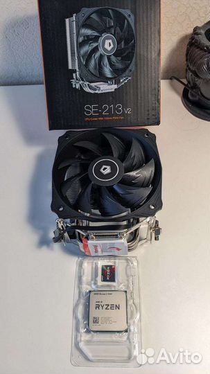 Ryzen 5 5500 + A520m + 16GB + 512GB + кулер