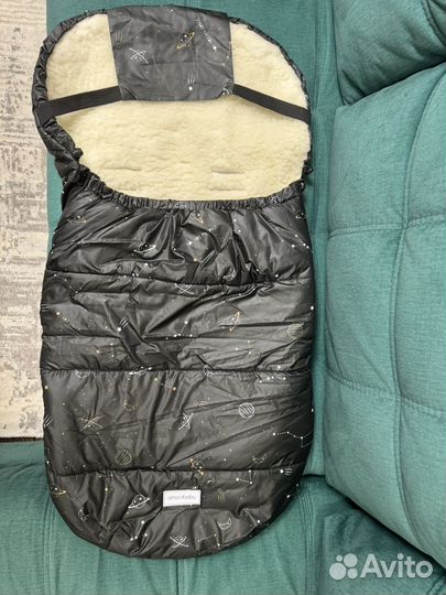 Конверт в коляску amarobaby Snowy Travel 105 см