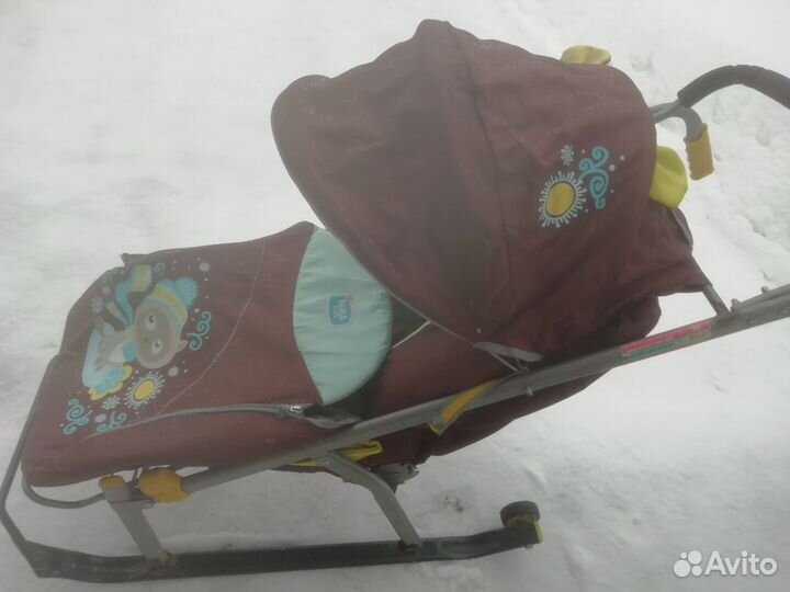 Коляска санки