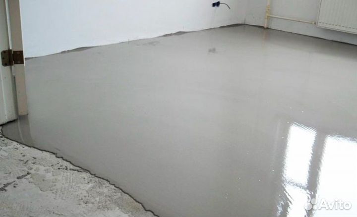 Стяжка пола, наливной пол