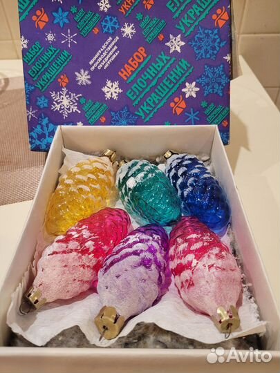 Ёлочные игрушки СССР новые