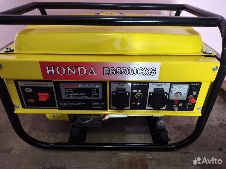 Генератор бензиновый honda eg 5500cxs