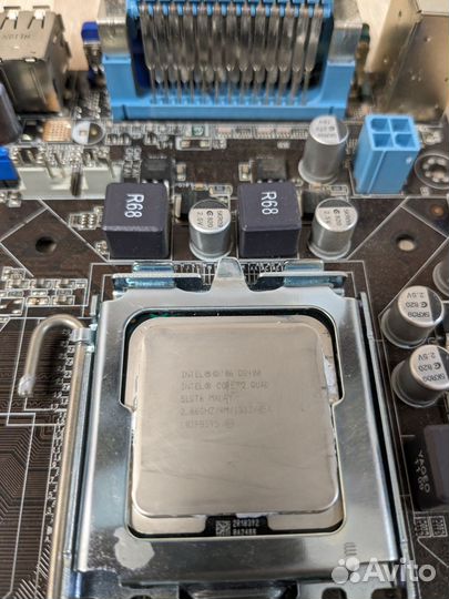 Мат. плата + IntelQuadQ8400 4*2.6 +4 Gb DDR3