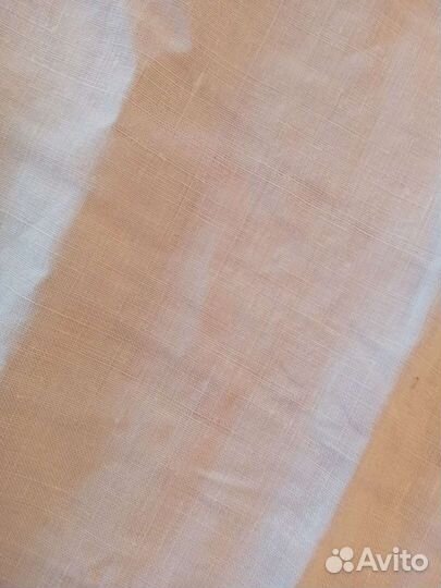 Винтажная льняная скатерть