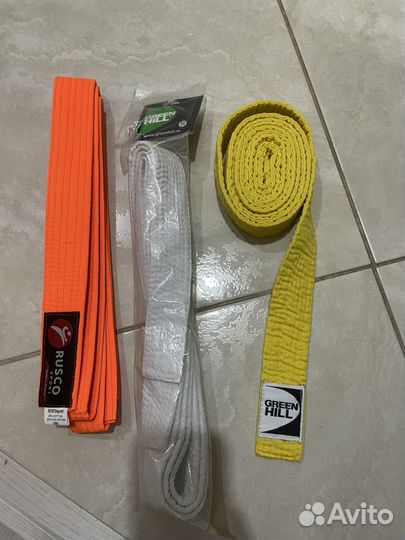 Кимоно для каратэ 134, Пояса