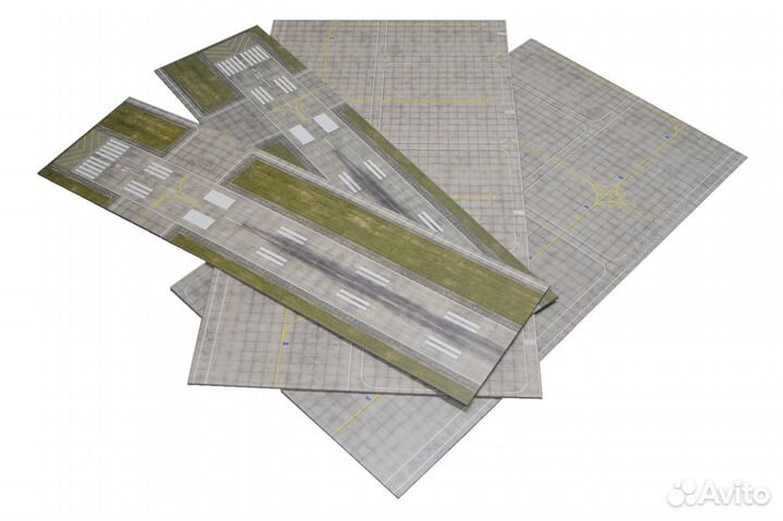 Макет аэропорта со взлётно-посадочной полосой