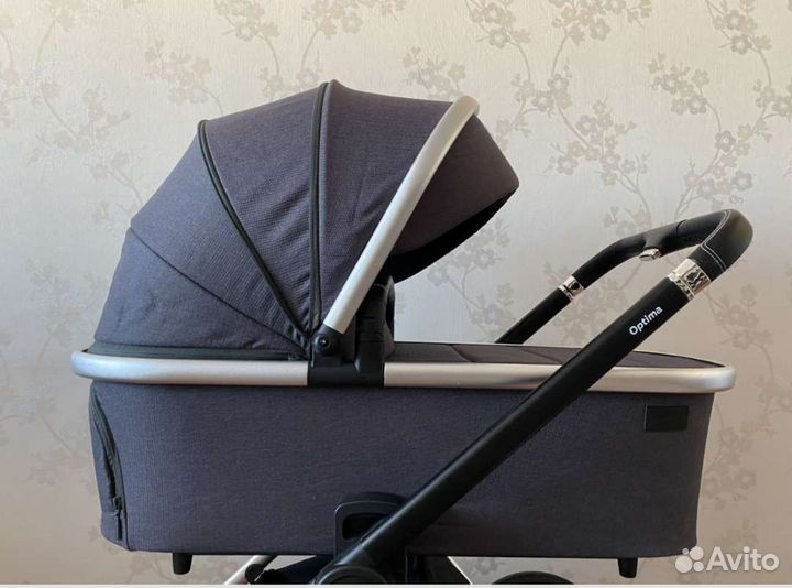 Коляска carello optima 2 в 1 iron gray
