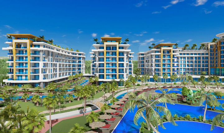 1-к. квартира, 85 м² (Турция)