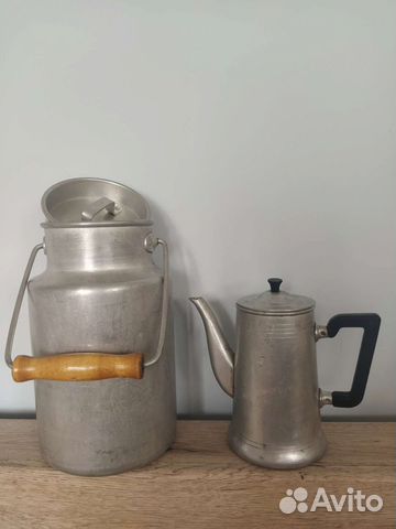 Бидон, алюминий СССР, чугунок, миска, лоток