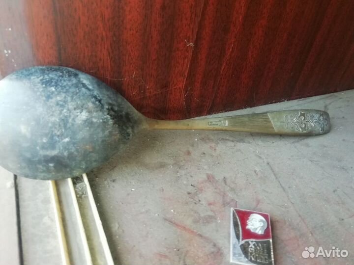 Старинная ложка большая