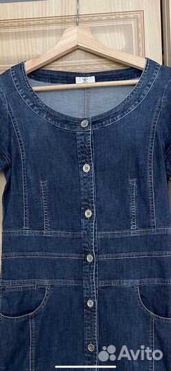 Джинсовое платье