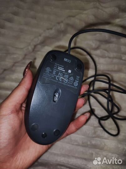 Мышь компьютерная Logitech M90 Dark Grey