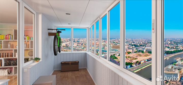 Правильно остеклить лоджию под ключ