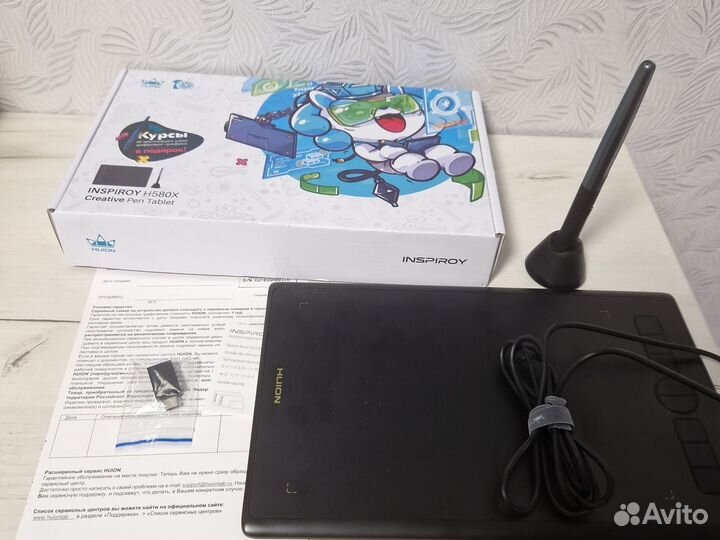 Графический планшет huion tablet h580x