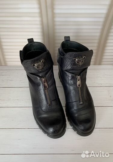 Ботинки кожаные 37 размер женские демисезон