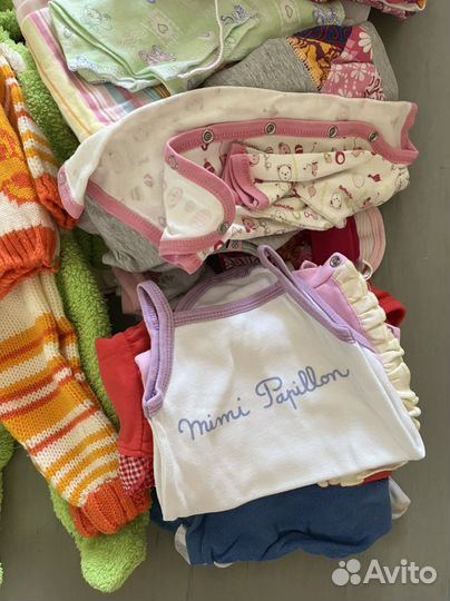 Вещи детские огромный пакет с рождения до 3-6 мес