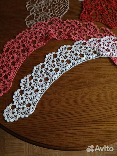 Салфетки.Воротник. Ручная работа,кружево