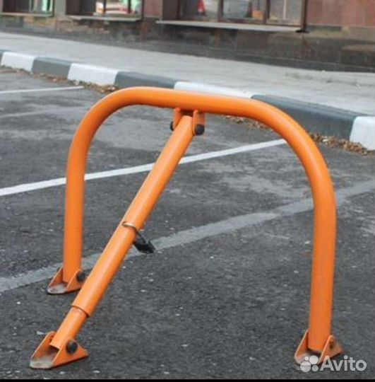 Установка парковочного барьера