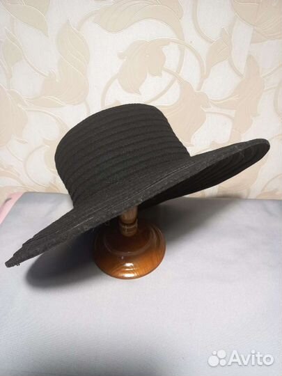 Шляпа женская черная