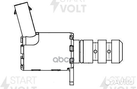 Клапан эл. рег. фаз грм VAG tiguan (07) 2.0TFS