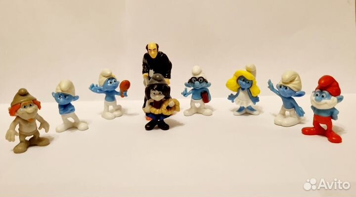 Фигурки из киндер сюрприза «Смурфики-2»