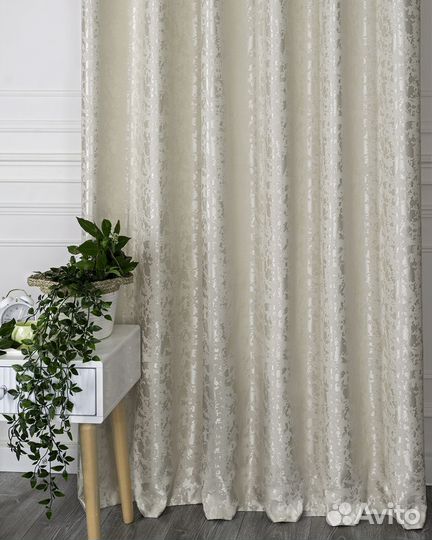 Шторы мрамор Версаль молочный