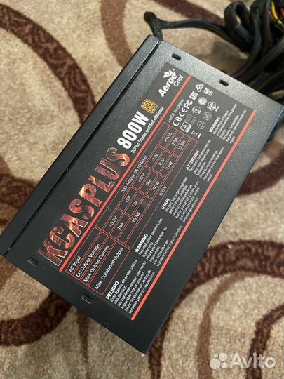 Блок питания AeroCool kcas plus 800W