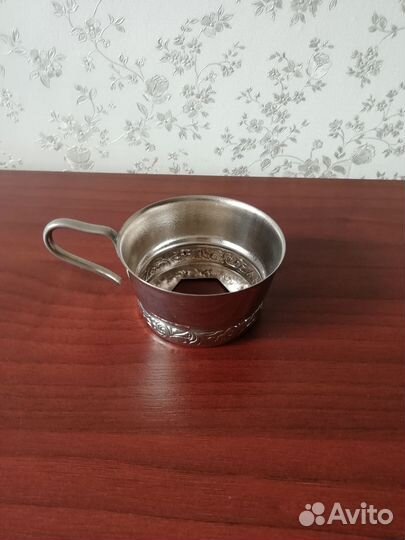 Подстаканники с блюдцами кофейные мнц