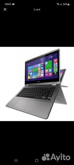 Ноутбук трансформер acer