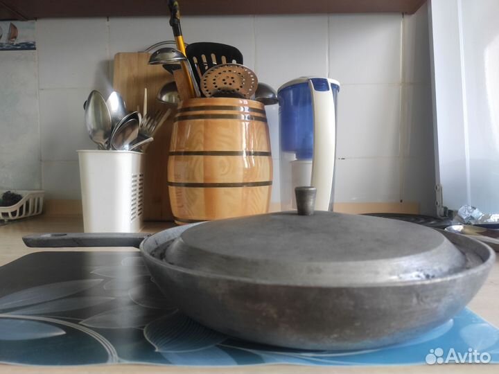 Сковорода чугунноалюмин. бу СССР