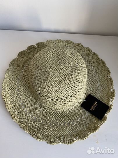 Шляпа женская летняя, соломенная