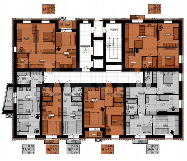 Квартира-студия, 24,2 м², 9/20 эт.