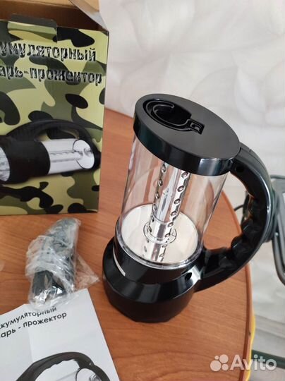 Фонарь прожектор аккумуляторный