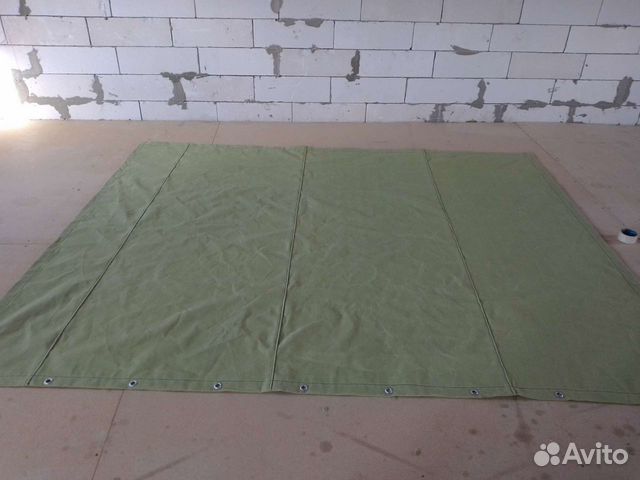 Брезентовая штора в гараж